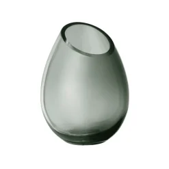 Blomus Drop vase small, Smoke Grey Hot