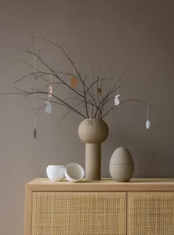 Cooee Design Easter Deco bird Easter decoration 4-pack, Cafe au lait Brown Discount