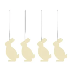 Cooee Design Easter Deco hare Easter decoration 4-pack, Light Yellow Discount