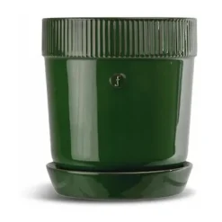 Sagaform Elise herb pot Ø11 cm, Green