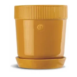 Sagaform Elise herb pot Ø11 cm, Yellow New