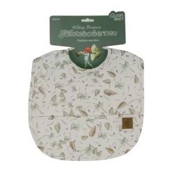 Rätt Start Elsa Beskow Tomtebobarnen bib, Green Multi Sale