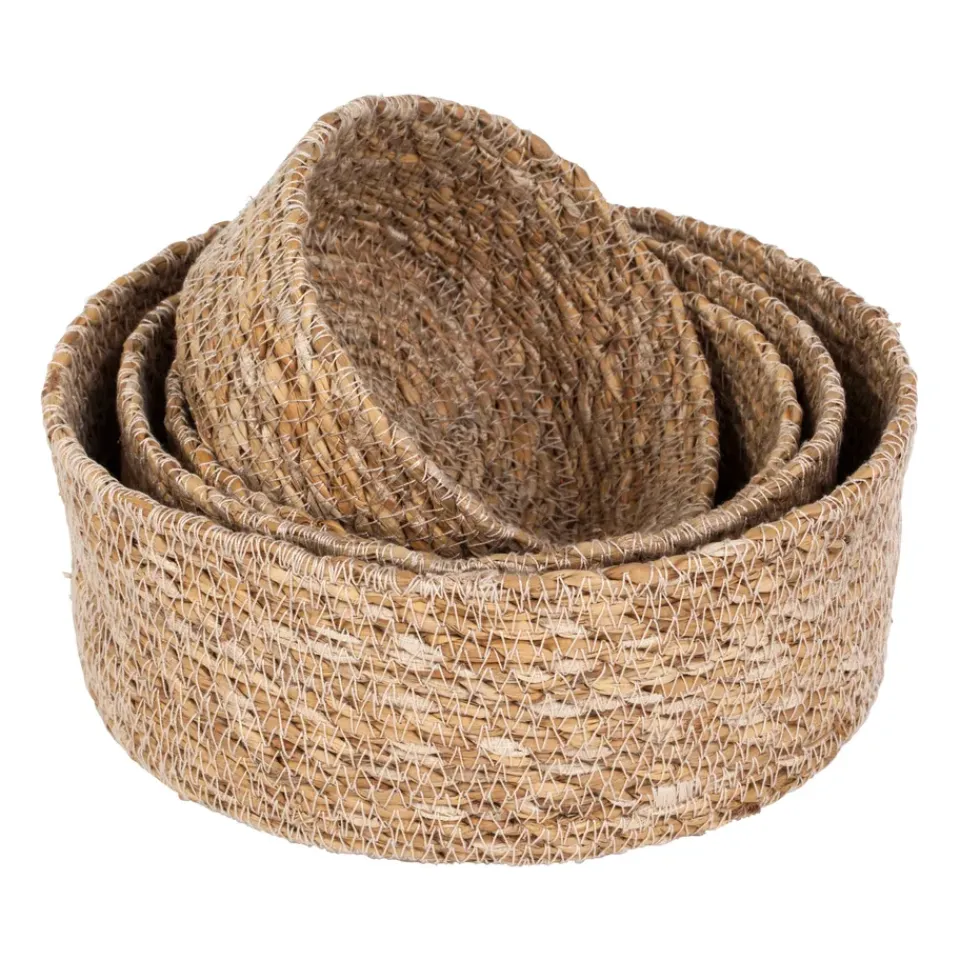 Dixie Emil seagrass box small 4-pack, Nature Beige Outlet