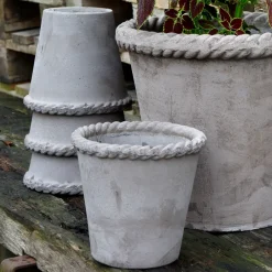 Bergs Potter Emilia flower pot 16 cm, Grey Discount
