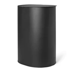 Ferm Living Enkel waste bin large, Black