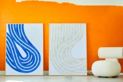 Paper Collective Entropy Blue 02 poster, 50x70 cm BlueWhite Online