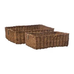 ERNST basket 2 pieces, Dark Brown Best