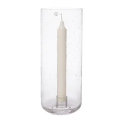 ERNST candle holder in glass, Ø11x25 cm Transparent New