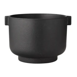 ERNST flower pot with handle , h15 cm Ø19,5 cm Black Sale