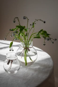 ERNST glass vase H14cm Ø13cm, clear Transparent Sale