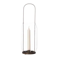 ERNST lantern for chandelier 40 cm, Mole Brown New