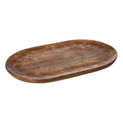 ERNST oval tray 25x40 cm, Brown New