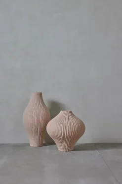 Lene Bjerre Esmia decorative vase 50 cm, Powder Beige
