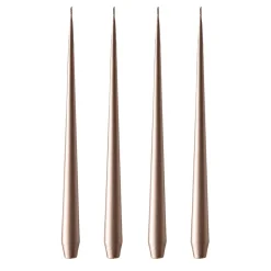 Ester & erik candle 32 cm 4-pack metalic, Champagne Beige New
