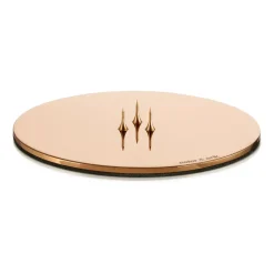 Ester & erik candle plate Ø12 cm polished, Rosé gold Gold-coloured Online