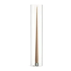 Ester & erik cylinder glass hurricane for candle holder, 45 cm Transparent Outlet