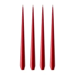 Ester & erik light 4-pack lacque, winter berry, 42 cm Red Discount