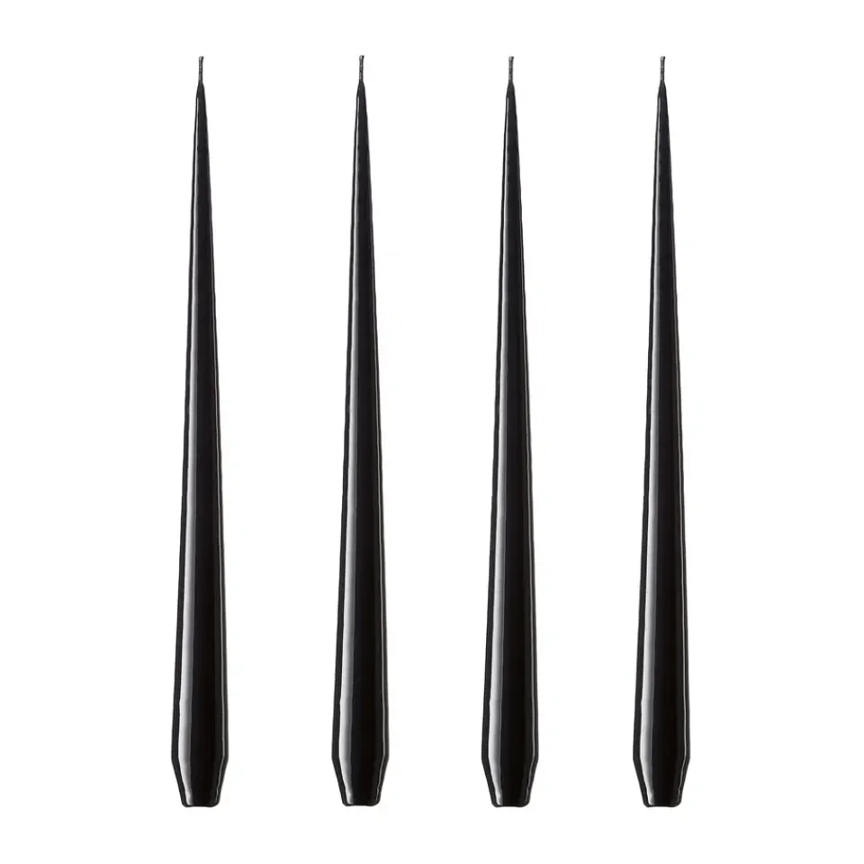 Ester & erik light 4-pack lacquered, raw , 42 cm Black Best