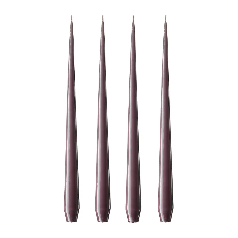 Ester & erik light 4-pack lacquered, muted mauve, 42 cm Purple Outlet