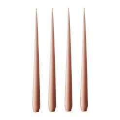 Ester & erik light 4-pack matte, rosy caramel, 42 cm Beige