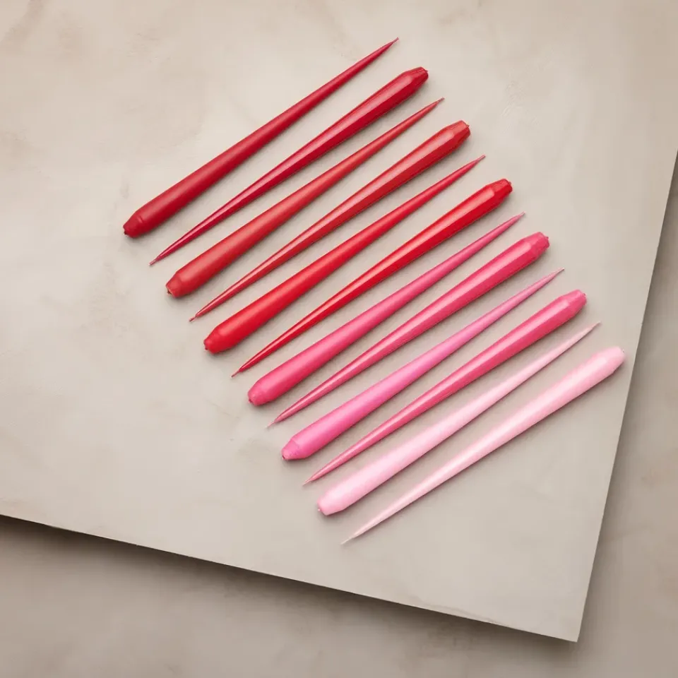 Ester & erik light 4-pack matte, winter berry, 32 cm Red Outlet