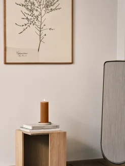 Ester & erik pillar candle LED, 23 Raw Toffee, 20 cm Brown Sale