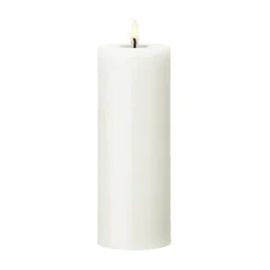 Ester & erik pillar candle LED, 10 Silky, 20 cm White Clearance
