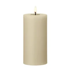 Ester & erik pillar candle LED, 14 Pale ginger, 15 cm Orange Hot