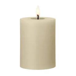 Ester & erik pillar candle LED, 14 Pale ginger, 10 cm Orange New