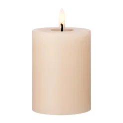 Ester & erik pillar candle LED, 11 Ice Latte, 10 cm Beige Discount
