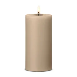 Ester & erik pillar candle LED, 18 Nougat Note, 15 cm Beige Hot