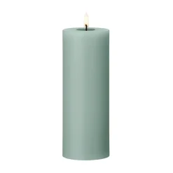 Ester & erik pillar candle LED, 67 Jade stone, 20 cm Green Clearance