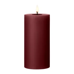 Ester & erik pillar candle LED, 44/2 Deep Wine, 15 cm Red Discount