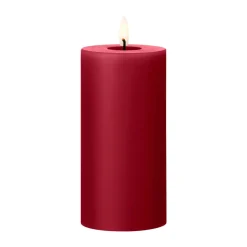 Ester & erik pillar candle LED, 36 Winter Berry, 15 cm Red Hot
