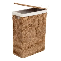 Dixie Esther braided laundry basket nature, 58 cm BeigeWhite Discount