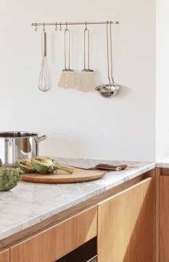 Eva Solo Eva Trio kitchen bar with 6 S-hooks, Polished steel Silver-coloured Online