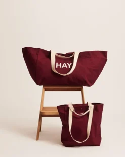 HAY Everyday Tote Bag bag, Burgundy Red Sale