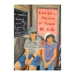 Paper Collective Everything Is Gunna Be OK poster, 50x70 cm Multi Best
