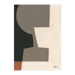 Paper Collective Evoke poster, 30x40 cm BlackBrownBeigeOrange Discount