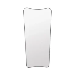 GUBI F.A.33 Mirror, brass, large Black Best