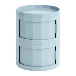 HAY Facet Cabinet 20 side table, Misty Blue