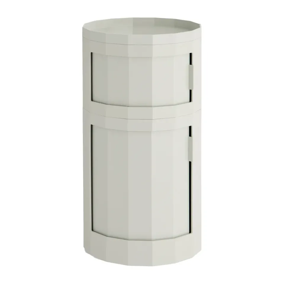 HAY Facet Cabinet 110 side table, Misty Grey Hot