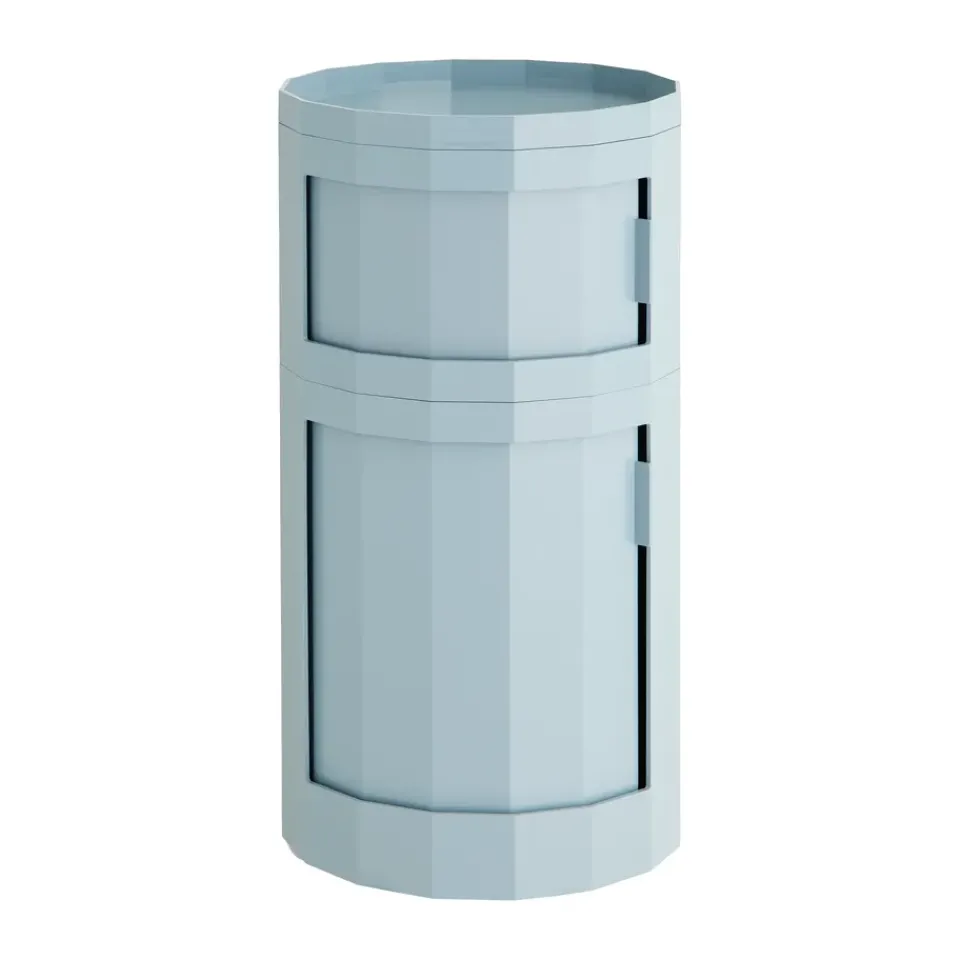 HAY Facet Cabinet 110 side table, Misty Blue Best