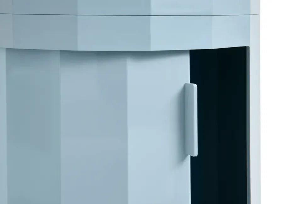 HAY Facet Cabinet 110 side table, Misty Blue Best