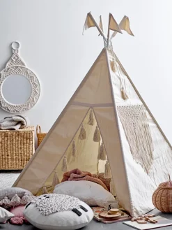 Bloomingville Fardin Teepee Tent 110x110x140 cm, Nature Beige Best