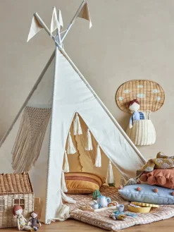 Bloomingville Fardin Teepee Tent 110x110x140 cm, Nature Beige Best