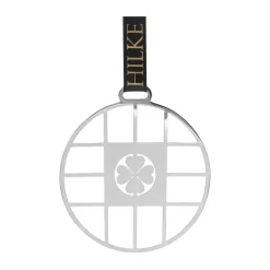 Hilke Collection Felicità tree ornament, Nickel-plated brass Silver-coloured