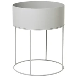 Ferm Living plant box round, light Grey Outlet