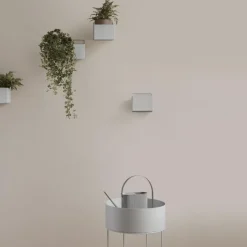 Ferm Living plant box round, light Grey Outlet