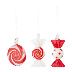Bloomingville Festive decoration hangings 3 pieces, Red Discount